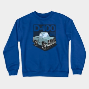 D100 - 1976 (Light Blue) Crewneck Sweatshirt